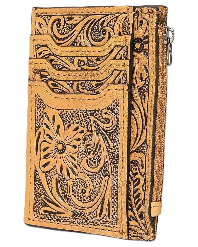 Adbg1506G Card-Holder Hand Tooled Genuine Leather Women Bag Western Handbag Purse $30.60 Handbags