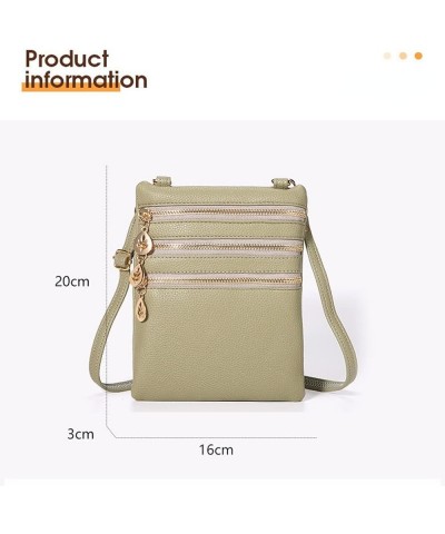 Crossbody Bag for Women Slim Shoulder Handbag Small Cell Phone Pouch Mini Bag Pink $11.02 Shoulder Bags