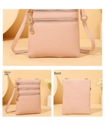 Crossbody Bag for Women Slim Shoulder Handbag Small Cell Phone Pouch Mini Bag Pink $11.02 Shoulder Bags