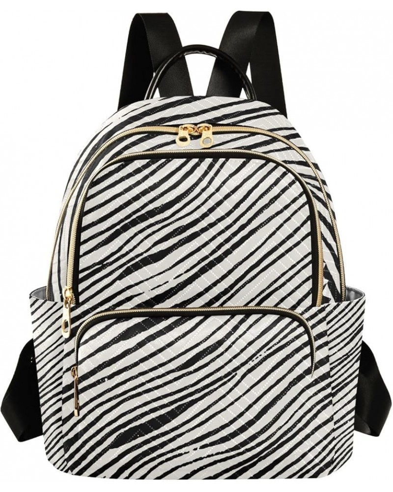 Mini Backpack Purse for Women Lightweight Girls Small Size Stripe School Teens College Traveling Small $17.15 Backpacks