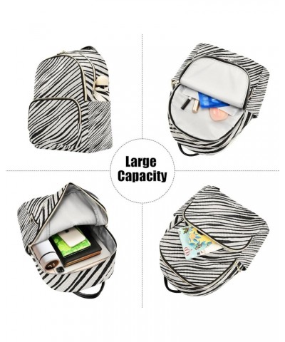 Mini Backpack Purse for Women Lightweight Girls Small Size Stripe School Teens College Traveling Small $17.15 Backpacks