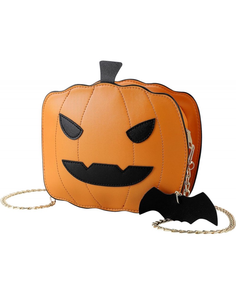 Halloween Pumkins Trendy Handbags Pumpkin Shoulder Bag Pumpkin Shaped Purse Halloween Crossbody Bag Pumpkin Handbag Messenger...