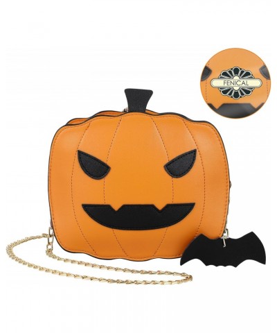 Halloween Pumkins Trendy Handbags Pumpkin Shoulder Bag Pumpkin Shaped Purse Halloween Crossbody Bag Pumpkin Handbag Messenger...