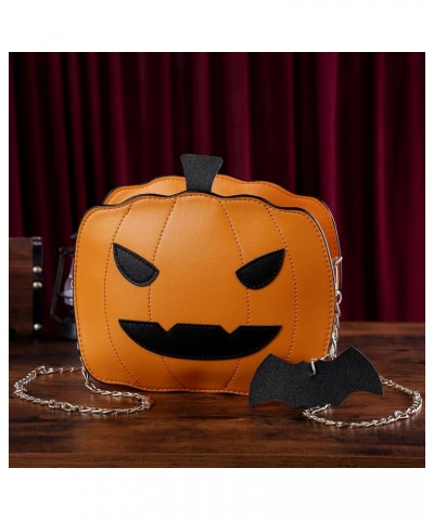 Halloween Pumkins Trendy Handbags Pumpkin Shoulder Bag Pumpkin Shaped Purse Halloween Crossbody Bag Pumpkin Handbag Messenger...