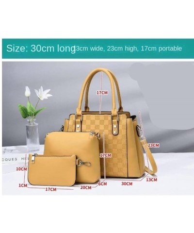 Women's handbag 3PCS Purses for Women Tote Purse and Wallet Set Shoulder crossbody Bags Suitable for Women 3pcs of sets Pink ...