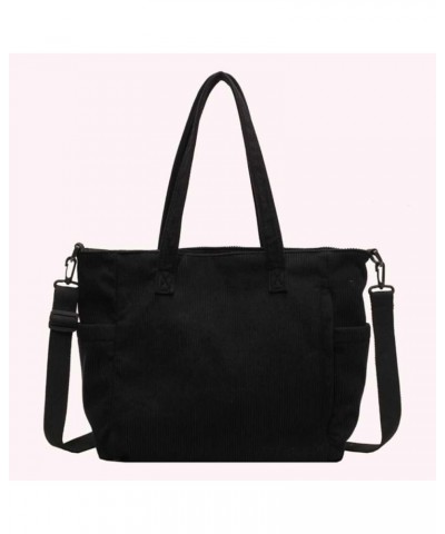 Adjustable Strap Crossbody Sling Bag Large Capacity Zipper Shoulder Bag Women Multi Pocket Handbag Satchel Hobo Bag Fa Black ...