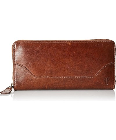 Melissa Zip Around Leather Wallet Cognac $41.27 Wallets