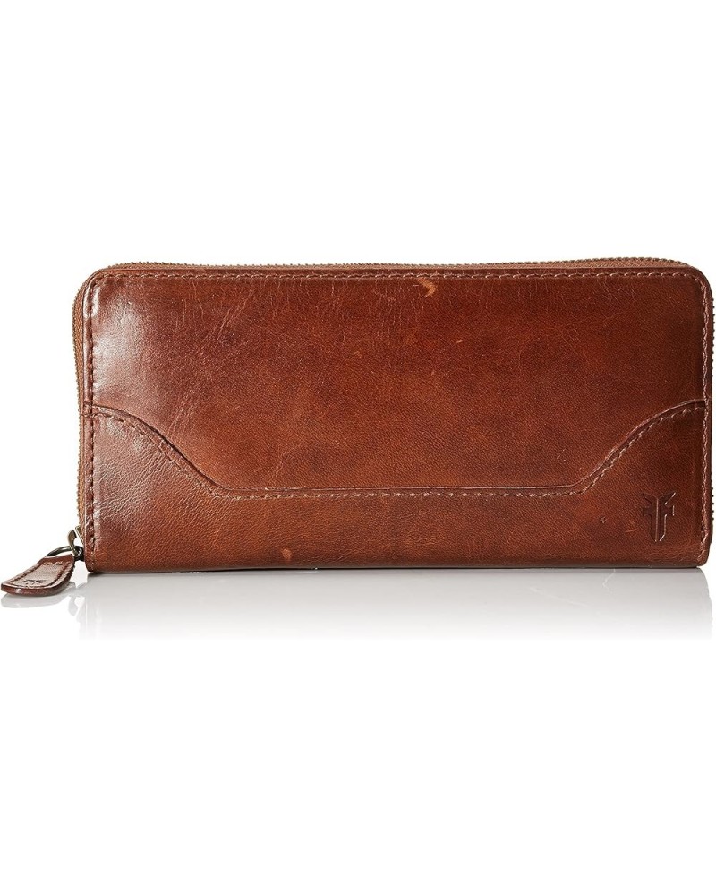 Melissa Zip Around Leather Wallet Cognac $41.27 Wallets