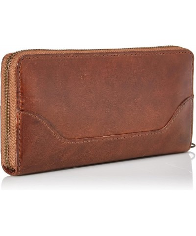 Melissa Zip Around Leather Wallet Cognac $41.27 Wallets