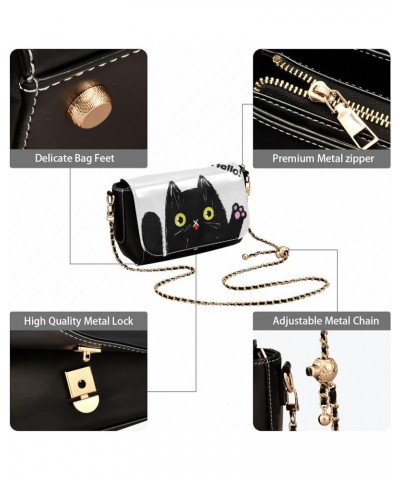 Crossbody Bags for Women Trendy Women's Black Shoulder Bag Small PU Leather Flap Cross Body Bag Handbags Pattern6 $19.67 Cros...