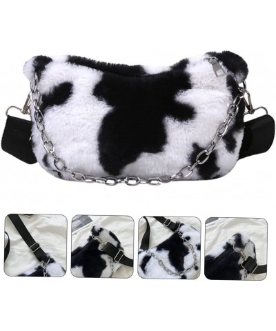 1pc Underarm Bag Faux Fur Bag Faux Fur Crossbody Bag Leather Purses Hand Purse for Women Canvas Tote Womens Shoulder Handbags...