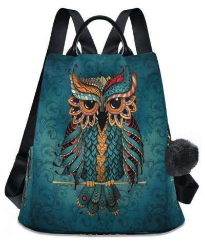 Dark Colored Owl Anti-Theft Women Backpack Purse for Fashion Bag Travel Back Pack Rucksack Shoulder Bag $24.77 Backpacks