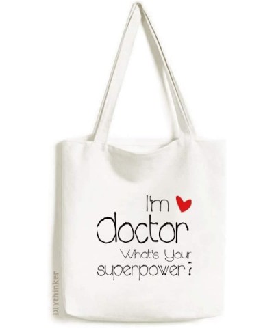 Proud Doctors I'm a Doctor English Tote Canvas Bag Shopping Satchel Casual Handbag $17.97 Totes