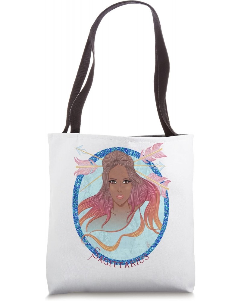 Black Girl Sagittarius Zodiac November Birthday December Tote Bag $11.20 Totes