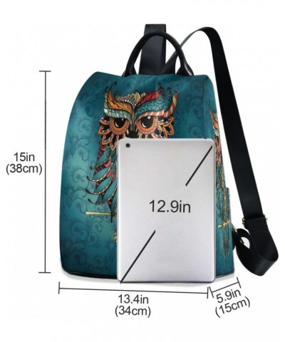 Dark Colored Owl Anti-Theft Women Backpack Purse for Fashion Bag Travel Back Pack Rucksack Shoulder Bag $24.77 Backpacks