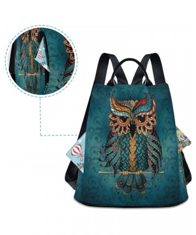 Dark Colored Owl Anti-Theft Women Backpack Purse for Fashion Bag Travel Back Pack Rucksack Shoulder Bag $24.77 Backpacks