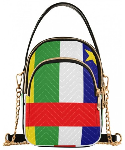 Patriot Cell Phone Purse National Flag Of Central Africa Republic Crossbody Handbag Durable Shoulder Bag Sturdy Travel Pouch ...