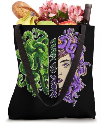 Turn To Stone Medusa Head Gorgo Snake Hair Greek Mythology Tote Bag $13.56 Totes