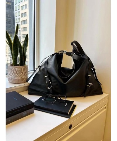 Leather Hobo Bags for Women Y2k Purse Designer Tote Bags for Women Hobo Purses for Women Trendy Purses for Women 2024 Black $...