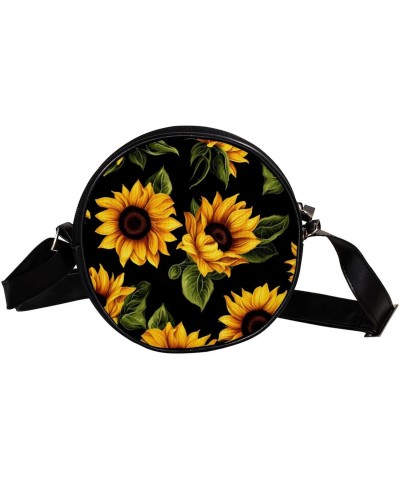 Crossbody Bags for Women,Crossbody Bag Men,Small Sling Bag,Art Style Sunflower,Crossbody Purse $11.00 Crossbody Bags