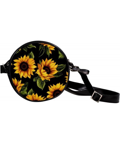 Crossbody Bags for Women,Crossbody Bag Men,Small Sling Bag,Art Style Sunflower,Crossbody Purse $11.00 Crossbody Bags