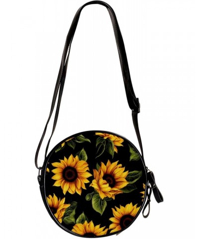 Crossbody Bags for Women,Crossbody Bag Men,Small Sling Bag,Art Style Sunflower,Crossbody Purse $11.00 Crossbody Bags