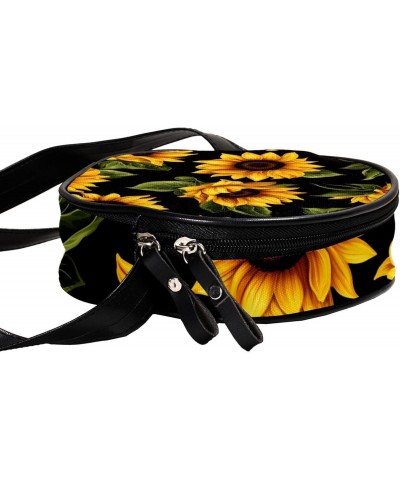 Crossbody Bags for Women,Crossbody Bag Men,Small Sling Bag,Art Style Sunflower,Crossbody Purse $11.00 Crossbody Bags