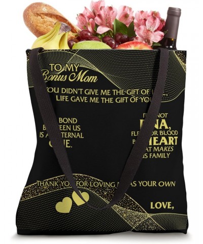 My Bonus Mom Step Mother Birthday from Daughter Mother's Day Tote Bag $15.86 Totes