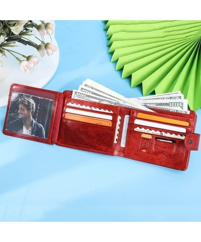 Wallet New Women's Leather Wallet Vintage Short Style Card Holder Zipper Large Capacity Coins Pocket Unisex Coin Purses Tear-...