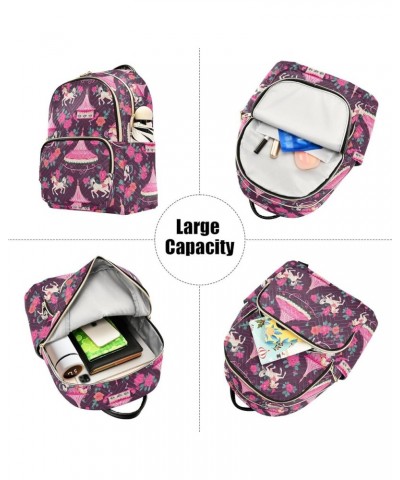 Fantasy Circus Fashion Backpack Purse for Women, Casual Daypacks, Ladies Gift for Traveling Hiking Multicolor Small $14.00 Ba...