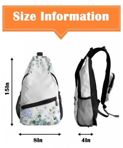 Sling Bag Crossbody Sling Backpack Waterproof Chest Bag Daypack Shoulder Bag for Hiking Walking Travel Flowersplr3813 $18.84 ...