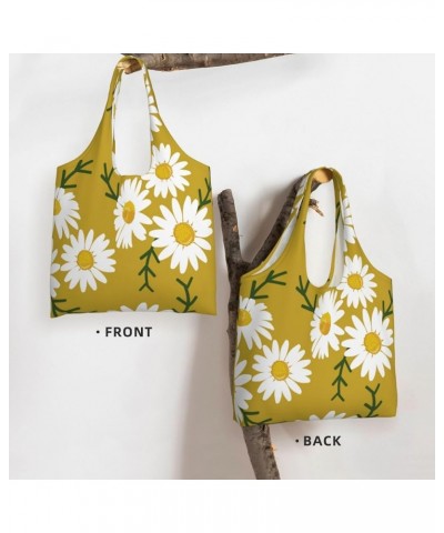 Sunflowers Single Shoulder Commuter Canvas Tote Bags For Women And Men Sunflowers 25 $11.87 Totes