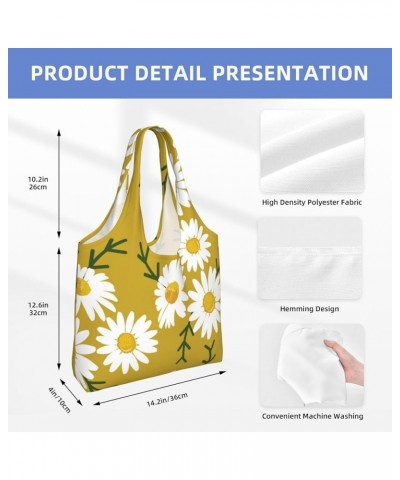 Sunflowers Single Shoulder Commuter Canvas Tote Bags For Women And Men Sunflowers 25 $11.87 Totes