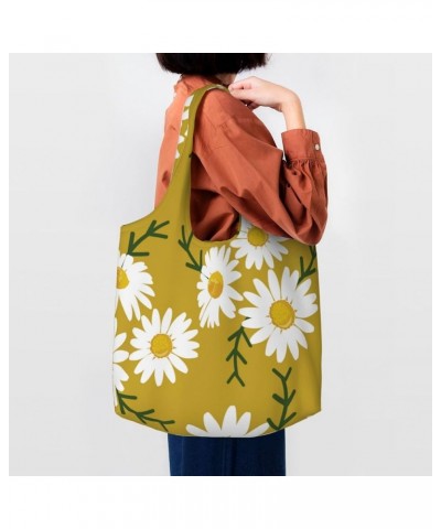 Sunflowers Single Shoulder Commuter Canvas Tote Bags For Women And Men Sunflowers 25 $11.87 Totes