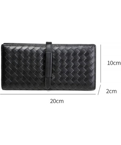 Women's Genuine Leather Money Clips Purses Wallets Business Card Cases Handbags Money Organizers (Size : Green) Black $63.21 ...