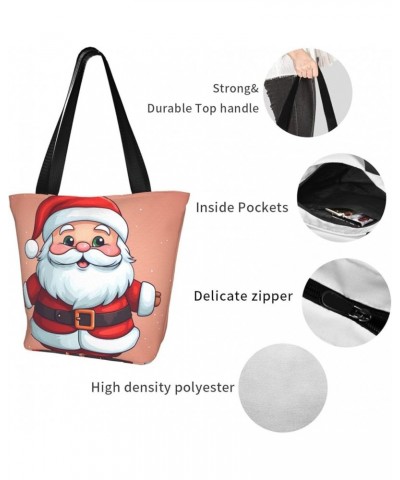 Santa Claus Personalized Shoulder Bag for Women Stylish Tote for Travel Business Shopping and Teaching Santa Claus 1 $13.39 T...