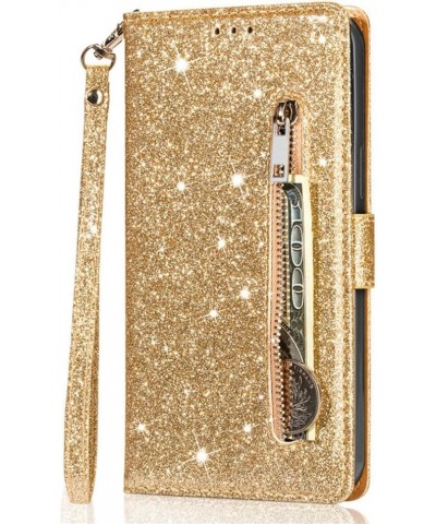 for Google Pixel 6 Magnetic Flip Sparkling Phone Case, Zipper Bag Protective Leather Case Black Pixel 7 Gold $16.55 Others