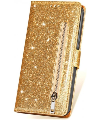 for Google Pixel 6 Magnetic Flip Sparkling Phone Case, Zipper Bag Protective Leather Case Black Pixel 7 Gold $16.55 Others