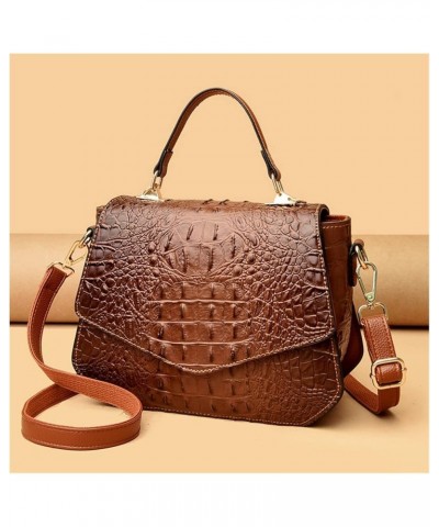 Leather Handbag for Women Luxury Ladies Shoulder Bags Messenger Bag Women Tote Bag (Color : 3, Size : 10 * 8 * 4inch) 10*8*4i...