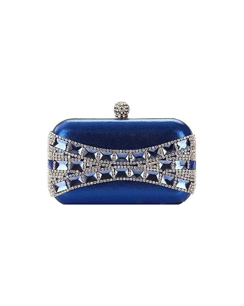 Women's Evening Handbags Evening Clutch Charming Ladies Banquet Bag Clutch Dance Party Wedding Club Evening Bag Blue $37.59 E...