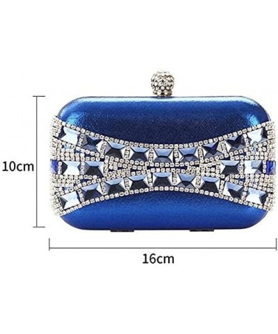 Women's Evening Handbags Evening Clutch Charming Ladies Banquet Bag Clutch Dance Party Wedding Club Evening Bag Blue $37.59 E...