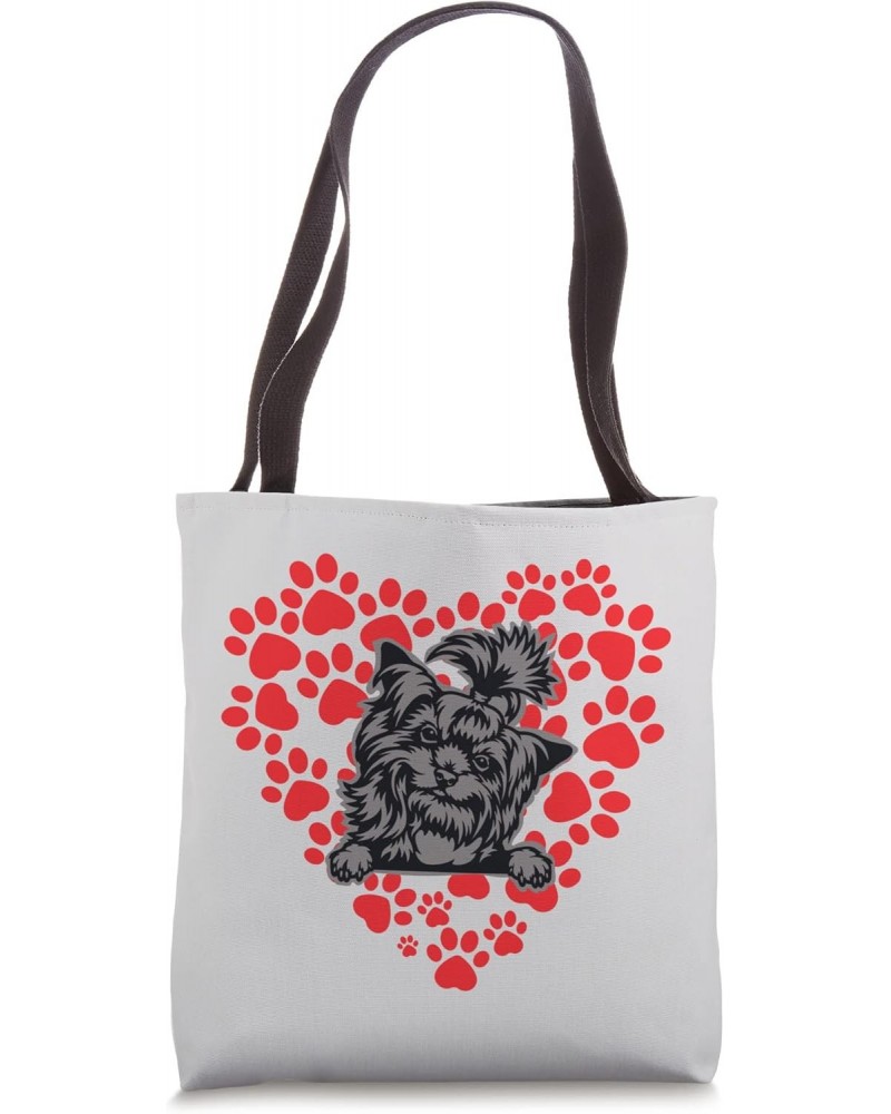 Yorkshire Terrier Yorkie Loverheart Tote Bag $13.25 Totes