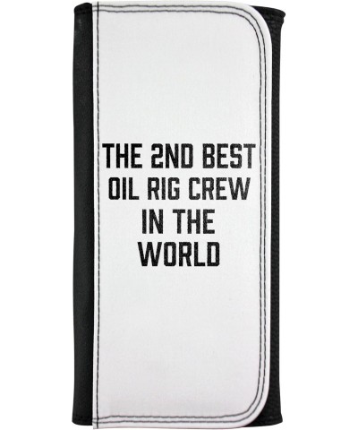 THE 2ND BEST Oil Rig Crew IN THE WORLD leatherette wallet $19.75 Wallets