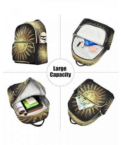 Fashion Backpack Mini Backpack Purse Casual Daily Backpack Sun for Travel for College Work Medium $19.75 Backpacks