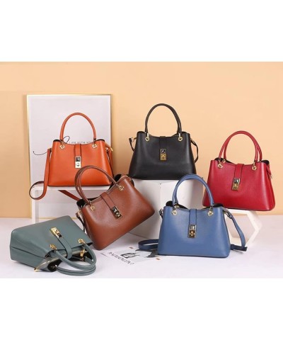 Women's Fashion Handbags Casual Messenger Bag Top Handle Tote Cross-body Bags Unique Shoulder Bags (Blue) Red $43.99 Totes