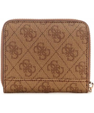 Women's Laurel Small Zip Around Wallet Latte Logo $18.99 Wallets