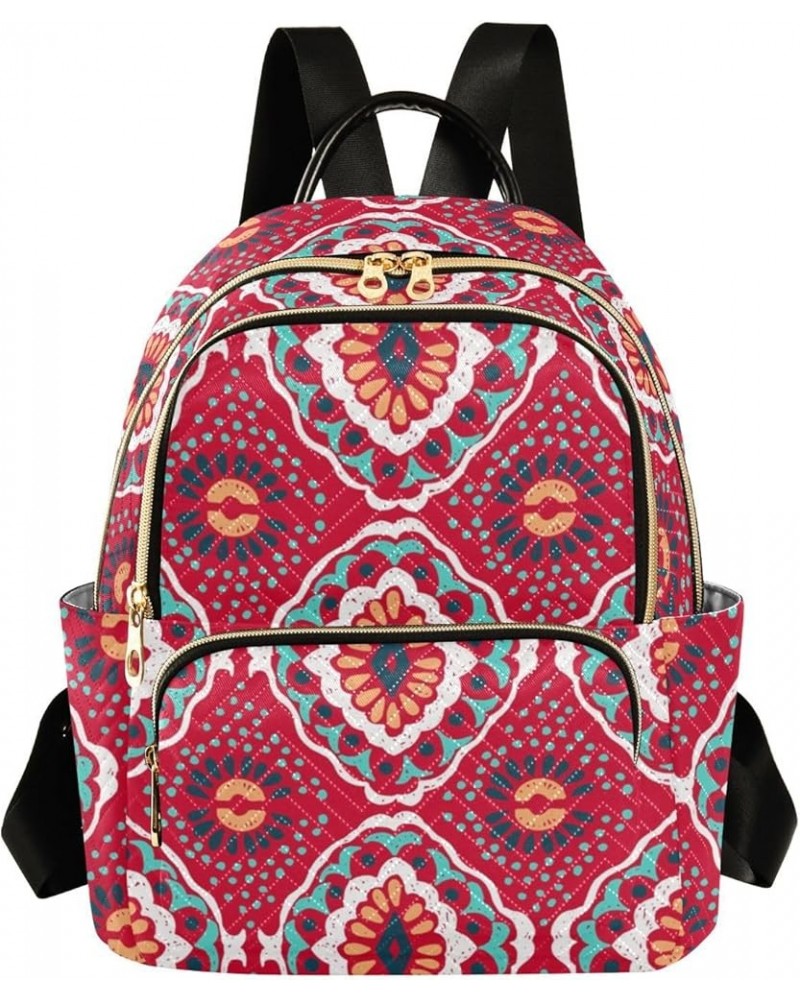 Tribal Geometric Aztec Style Women's Backpack Purse Causal Daypack Work Travel College Business Trip Bag Shoulder Bag Medium ...