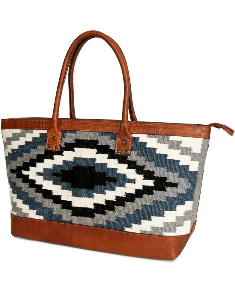 Tote Saddle Blanket Genuine Leather Western Women Bag Handbag Purse | Western Tote Bag | Travel Tote Bags | College Tote Bag ...