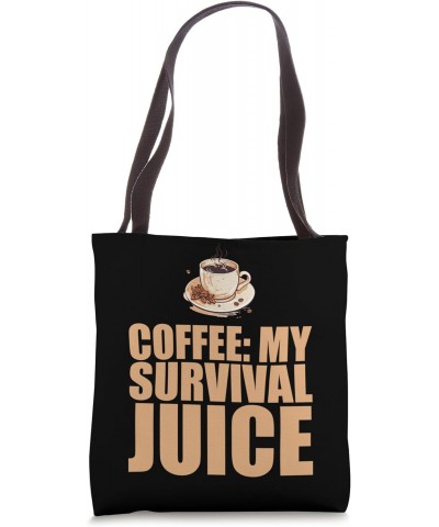 Coffee Cup Barista Coffein Morning Funny Sarcastic Coffee Tote Bag $13.74 Totes